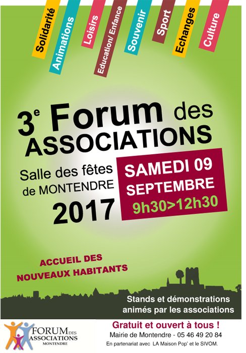 3e forum des associations de Montendre