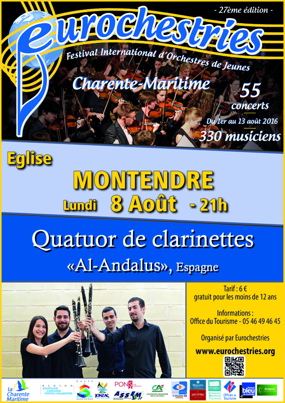 Concert des Eurochestries à Montendre