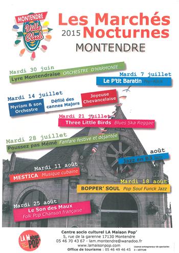 programme des marchés nocturnes mvc saison 2015